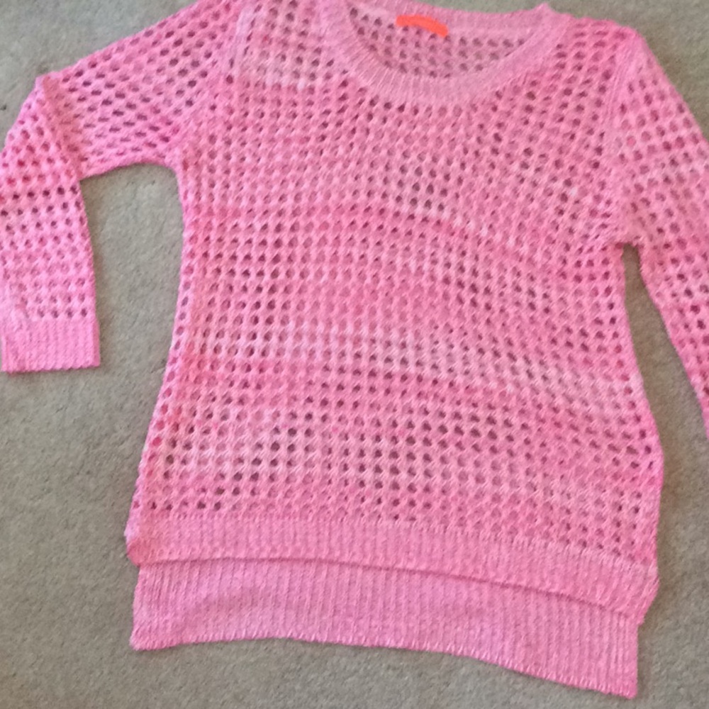 Mesh sweater or cover up